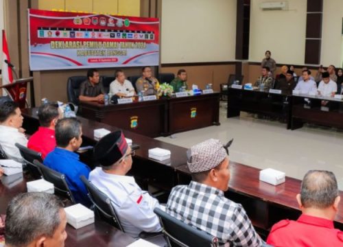 Empat Point Disepakati pada Deklarasi Pemilu Damai di Kabupaten Banggai