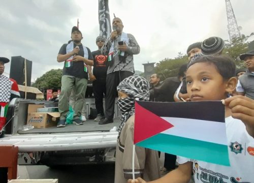 Alhamdulillah, Hanya 2 Jam Donasi Warga Luwuk Banggai untuk Palestina Rp179 Juta