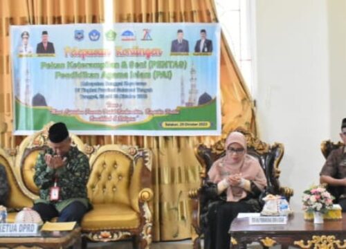 Kontingen Pentas PAI Kabupaten Bangkep Tingkat Provinsi Sulteng Dilepas