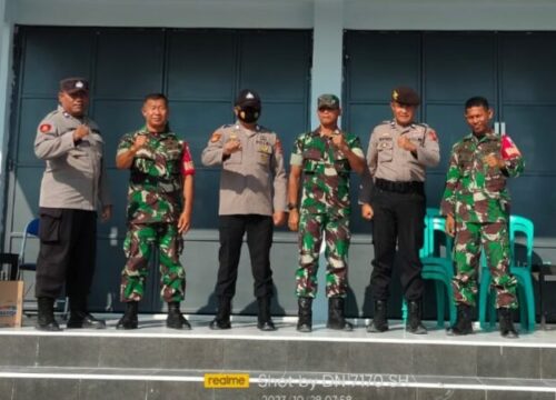 TNI dan Polri Jaga Ketat Gudang KPU Banggai