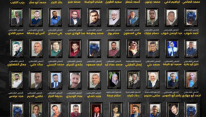 Liput Kebengisan Militer Zionis Israel, 60 Jurnalis Syahid di Jalur Gaza Palestina