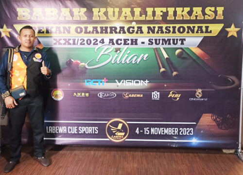 Atlet Biliar Banggai Akbar Riansyah Gagal Rebut Tiket PON Aceh-Sumut
