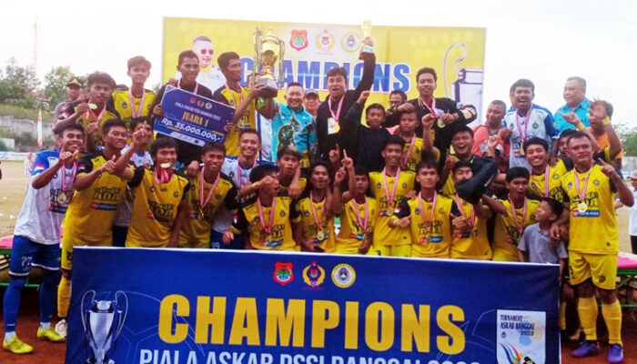 Kesebelasan Inpres Mangkio Luwuk Kampiun Piala Askab PSSI Banggai