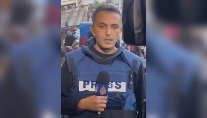22 Anggota Keluarganya Tewas, Jurnalis Al Jazeera Tetap Live Sambil Menahan Tangis