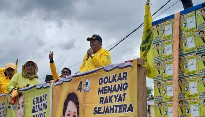 Iman Pampawa Ajak Warga Luwuk Timur Menangkan Partai Golkar di Pemilu 2024