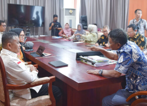 Bahas Beragam Soal Kota Palu, Walikota Hadiyanto Temui Gubernur Sulteng Rusdy Mastura