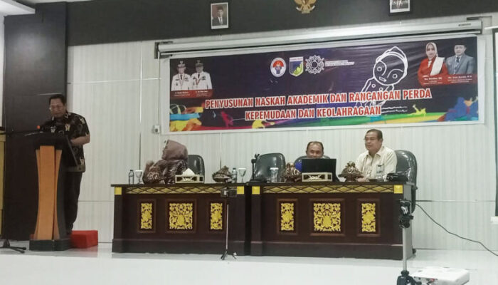 Dispora Sulteng Kebut Pembuatan Raperda Tentang Kepemudaan dan Keolahragaan