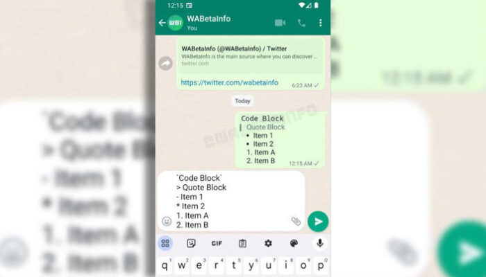 WhatsApp Hadirkan Format Teks Baru di iOS dan Android, Begini Cara Kerjanya