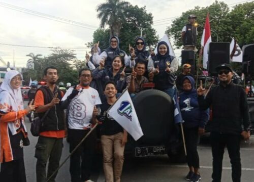 Jelang Masa Tenang, Tim Pemenangan Anies-Muhaimin Kabupaten Banggai Unjuk Kekuatan