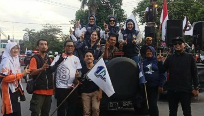 Jelang Masa Tenang, Tim Pemenangan Anies-Muhaimin Kabupaten Banggai Unjuk Kekuatan