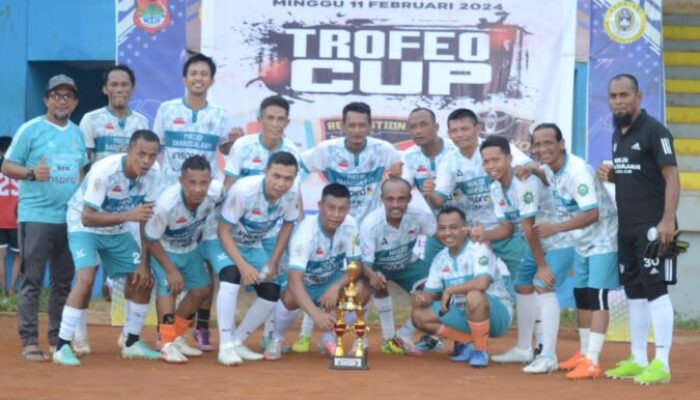 Gol Semata Wayang Parhan Fargas, Antar Daarussalaam FC Raih Trofeo Cup