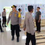 Jelang Rekapitulasi Tingkat Kabupaten, Kapolres Banggai Cek Gudang Logistik