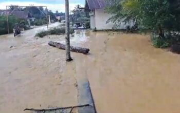 Banjir di Nuhon Banggai, 100 Kepala Keluarga Terdampak