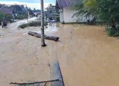 Banjir di Nuhon Banggai, 100 Kepala Keluarga Terdampak