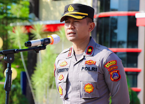 Ratusan Personil Polisi Siap Kawal Malam Takbiran di Luwuk