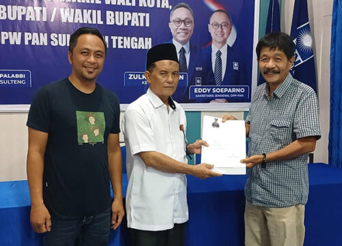 Cabup Banggai Asal Partai Gerindra Sulianti Murad Daftar di PAN Sulteng