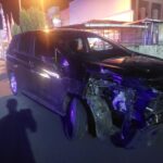 Sopir Mengantuk, Mobil X-Pander Tabrak Pembatas Jalan di Kota Luwuk