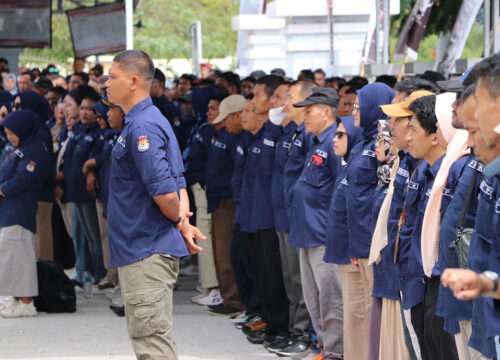 115 Anggota PPK se Kabupaten Banggai Untuk Pilkada 2024 Dilantik, 38 Wajah Lama