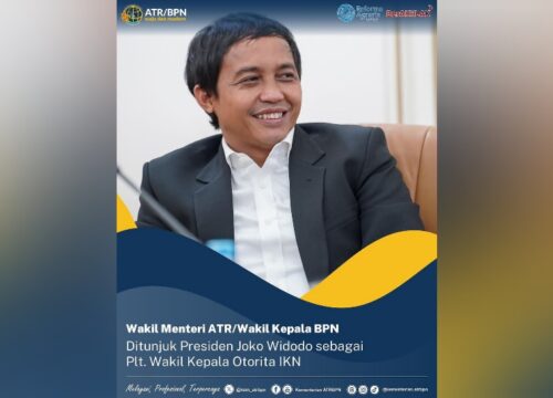 Wamen ATR/Waka BPN Raja Juli Antoni Jabat Plt Wakil Kepala Otorita IKN