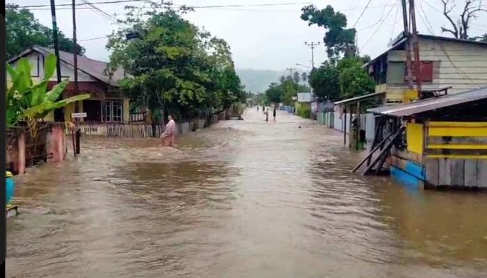 Dua Jam Hujan, 10 Rumah di Pagimana Banggai Terendam