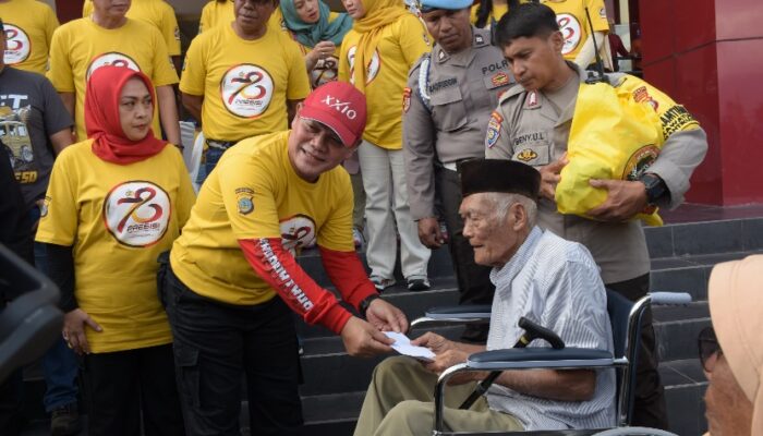 HUT Bhayangkara ke 78, Kapolda Sulteng Membawa Misi Sosial