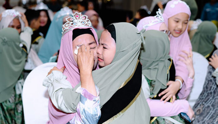 Penamatan PAUD Tahfidz Alquran Adzkiyyah Luwuk Berlangsung Meriah dan Penuh Haru