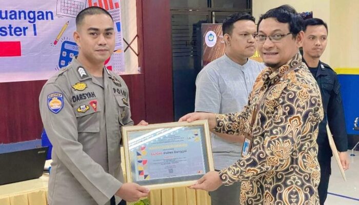 Polres Banggai Raih Peringkat I Nilai IKPA Periode Triwulan I 2024 dari KPPN Luwuk