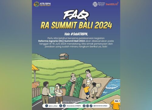 Reforma Agraria Summit Bali 2024 segera Digelar, Empat Topik akan Dibahas