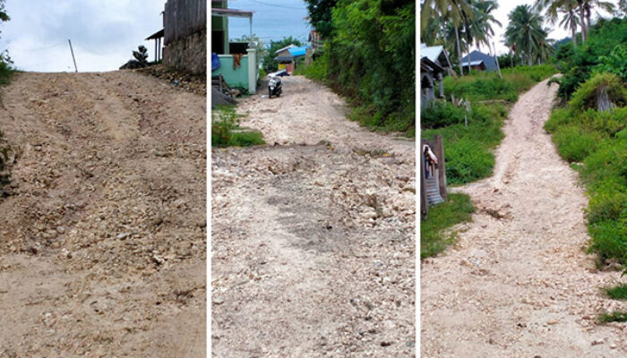 Jalan di Puge Luwuk Selatan Rusak Parah, Warga: So Banyak Orang Mudung Disitu
