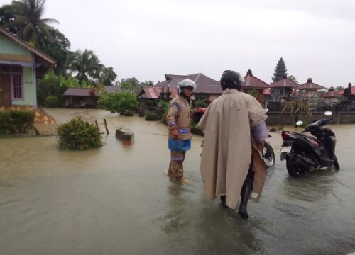 Dua Desa di Kecamatan Toili Barat Kabupaten Banggai Banjir