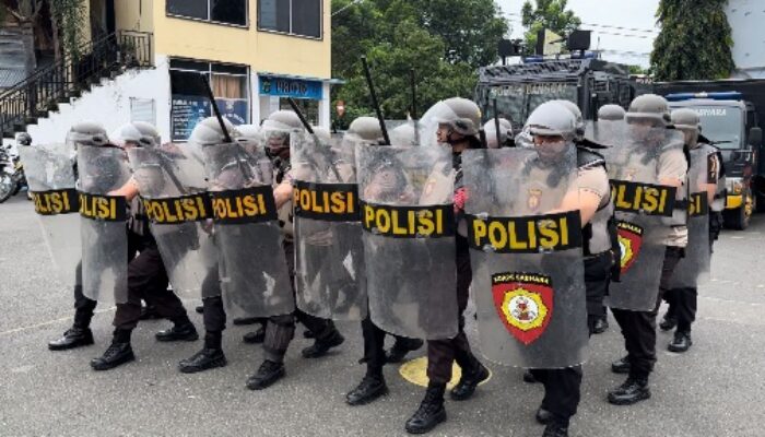 Samapta Polres Banggai Mulai Intensifkan Latihan Dalmas