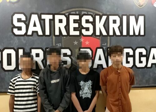 Empat Pelaku Pengeroyokan di Pasar Simpong Luwuk Selatan Ditangkap Polisi