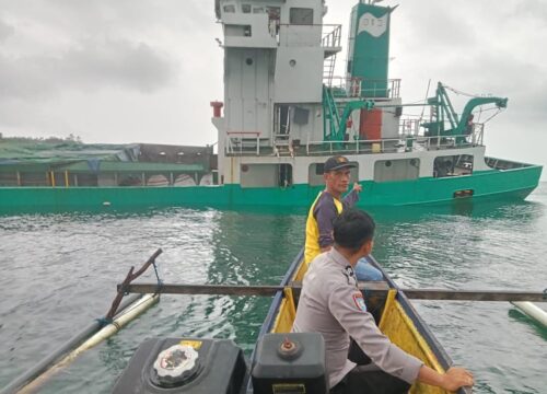 Kapal Karam di Perairan Mantoh Banggai, Seluruh Kru Selamat