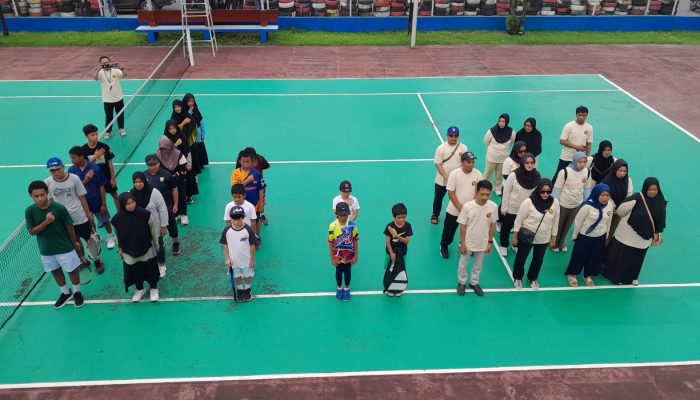 Atlet Popda Kota Palu Rebut 2 Medali Emas di Cabang Tenis Lapangan