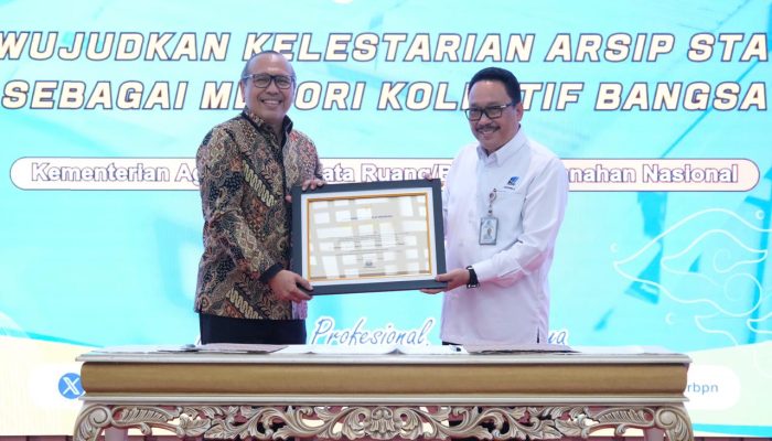 Raih Penghargaan dari ANRI, Kementerian ATR/BPN Upayakan Pengelolaan Arsip yang Semakin Baik