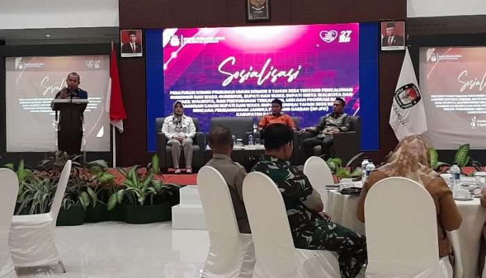 KPU Banggai Sosialisasi PKPU 8 Tahun 2024 di Luwuk