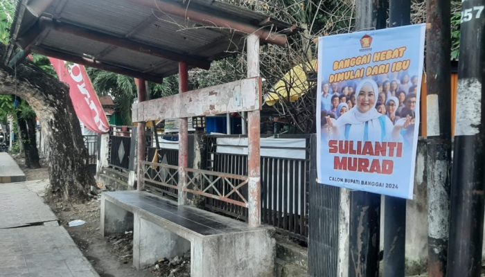 Marak Pamplet Bakal Calon di Pohon dan Tiang Listrik, Bawaslu Banggai Bilang Begini