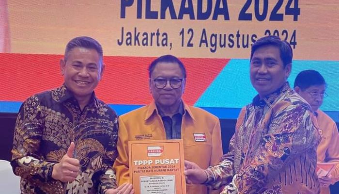 Herwin Yatim dan Hepy Manopo Resmi Diusung Hanura di Pilkada Banggai