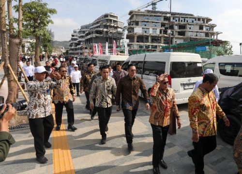 Menteri AHY Berkeliling IKN Bersama Presiden, Wapres RI, dan Menteri KIM Meninjau Embung hingga Sumbu Kebangsaan