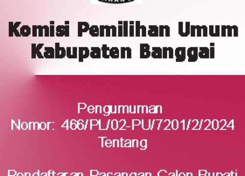 Iklan Pengumuman KPU Banggai Tentang Pendaftaran Paslon Pilkada 2024_1