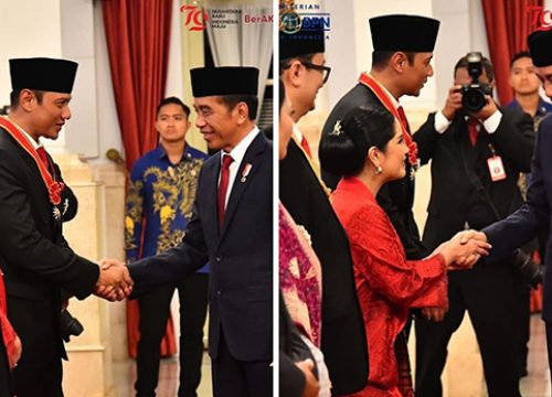 Menteri AHY Terima Tanda Penghormatan Bintang Mahaputera Nararya dari Presiden