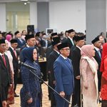 Pelantikan 55 Anggota DPRD Sulteng, Politisi Golkar Yus Mangun Ketua Sementara