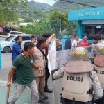 Demo di PLN Luwuk, Personel Polres Banggai Turun Tangan