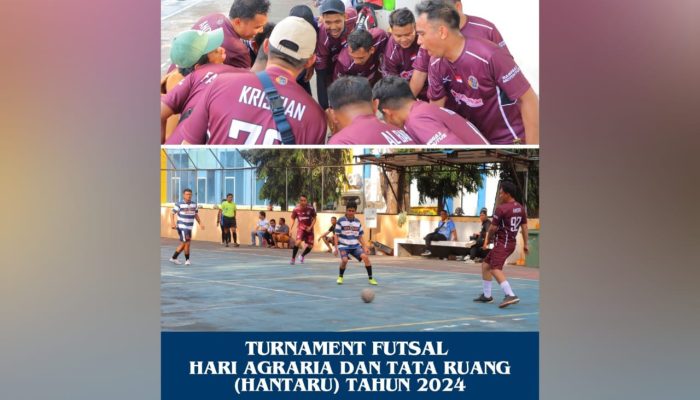 Kantor Pertanahan Banggai Mengikuti Turnamen Futsal