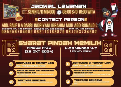 Iklan KPU Posko Layanan Pindah Memilih