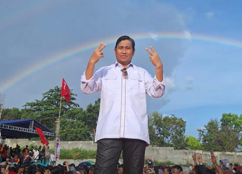 Dua pelangi hiasi kampanye Win-Hepy