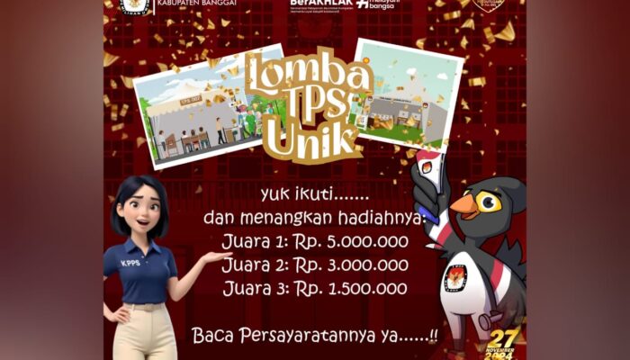 KPU Banggai Gelar Lomba TPS Unik, Hadiahnya Menggiurkan