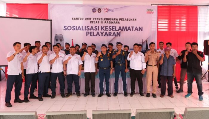 KUPP Kelas III Pagimana Gelar Sosialisasi Keselamatan Pelayaran