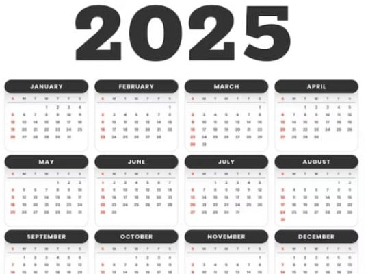 Catat! Ini Daftar Hari Libur dan Cuti Bersama Selama Tahun 2025