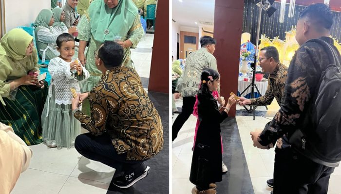 Kapolres Banggai AKBP Putu Hendra Binangkari Penyayang Anak